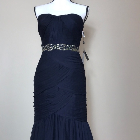 NWT ADRIANNA PAPELL Rhinestone Waist - Picture 3 of 8